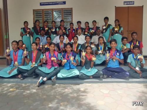 KVMHSS-Winners-of-atheletics-at-perundurai-225-points-mass-achievment